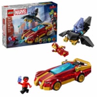 LEGO Marvel Iron Man Car & Black Panther vs. Red Hulk Super Hero Building Toy 76310 Perspective: Main