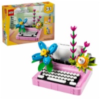 LEGO Creator 3 in 1 Typewriter with Flowers Building Toy 31169 Perspective: Main