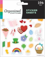 Organized By Happy Planner Holiday Sticker Sheets Perspective: Main