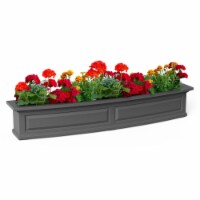 Mayne 4832-GRG 5 ft. Nantucket Window Box, Graphite Gray