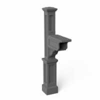 Mayne 5810-GRG Dover Mail Post, Graphite Gray