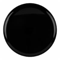 8.5  Black Flat Round Disposable Plastic Appetizer/Salad Plates (120 Plates)