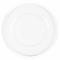 13  Clear Round Disposable Plastic Charger Plates (60 Plates)