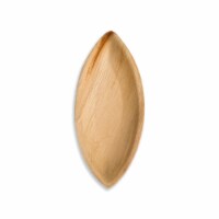 5  Boat Natural Palm Leaf Eco-Friendly Disposable Trays (100 Trays)