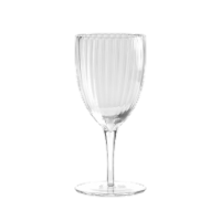 8 oz. Clear Stripe Round Disposable Plastic Champagne Flutes (48 Champagne Flutes)