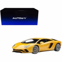 Autoart AA79132 Lamborghini Aventador S New Giallo Orion 1 by 18 Scale Model Car, Pearl Yello