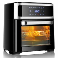 13.7QT Air Fryer Toaster Oven 1700W Dehydrator Rotisserie w/ Accessories