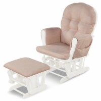Pink nursery glider and ottoman outlet