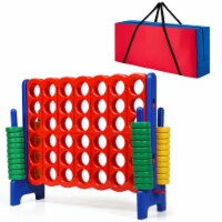 Giant 4-In-A-Row 4-to-Score Game with bag Indoor Outdoor Party Family Time Game