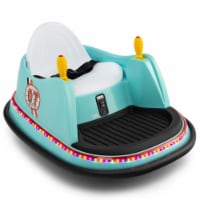 6V Kids Ride On Bumper Car Vehicle 360 Degree Spin Toy w/ Remote Control Green