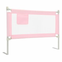 57'' Bed Rails for Toddlers Vertical Lifting Baby Bed Rail Guard with Lock Grey / Blue / Pink