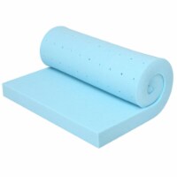 3'' Gel-Infused Bed Mattress Topper Cooling Ventilated Air Foam Pad Twin/Full/Queen/King Full
