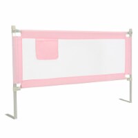Gymax 69.5'' Bed Rails for Toddlers Vertical Lifting Baby Bed Rail Guard with Lock Grey /