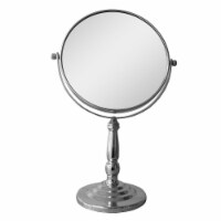 Elegant Home Fashions Bathroom Magnifying Mirror Freestanding Silver SM-C09