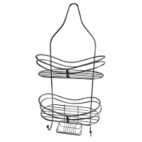 Elegant Home Fashions Bathroom Shower Caddy & Soap Tray Chrome Silver ESC-026 Perspective: Main