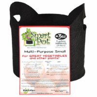 High Caliper Growing 21003RT 3 Gallon- Black Patented Small Smart Pot With Handles