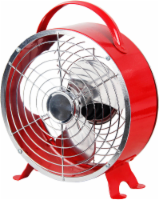 Cool Works Retro Drum Fan - Red Perspective: Main