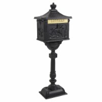 Online Gym Shop CB17265 46 x 16.5 in. Vertical Aluminum Postal Security Mailbox Heavy Duty -