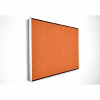 Iceberg  24 x 38 in. Beveled Edge Felt Bulletin Boards&#44; Orange