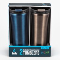 Tundra Coffee Tumbler 2 Pack - Blue/Silver Perspective: Main