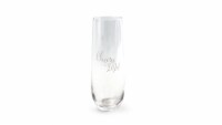 Sully Innovation Cheers to 2024 Stemless Champagne Glass Perspective: Main