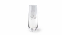 Sully Innovation Happy New Year Stemless Champagne Glass Perspective: Main