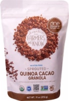 One Degree Organic Foods  Organic Sprouted Oat Granola   Quinoa Cacao