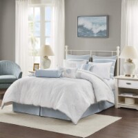 Harbor House Crystal Beach 4-Piece Comforter Set, White, King