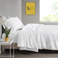 Intelligent Design Microfiber Sheet Set, Twin X-Large, White