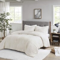 Madison Park Polar Faux Fur Down Alternative Comforter Set - 3 pc - White