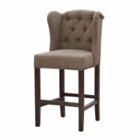 Jodi Tufted Wing Counter Stool Taupe