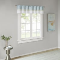 Madison Park - Amherst Polyoni Pintuck Window Valance - Green - 50(W) x 18(L) - Single Unit