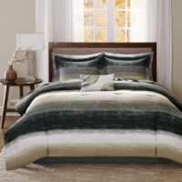 Madison Park MPE10-163 Essentials Saben Complete Bed and Sheet Set, Twin, Taupe