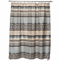 Princeton Jacquard Shower Curtain Blue 72x72