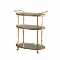 Lauren Bar Cart Antique Gold See below