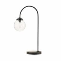 INK+IVY Dark Brass Venice Table Lamp - Black