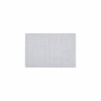Madison Park Signature Marshmallow Bath Rug Silver 20x30