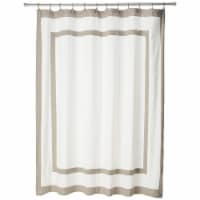 Greyson Cotton Shower Curtain Grey 72x72