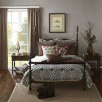Madison Park Signature Beckett Bed Morocco Brown Queen