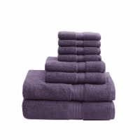 8 Piece Towel Set Purple/See below