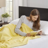 Liquid Cotton Blanket Yellow King