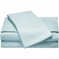 4-PC Aqua Bamboo Sheets - California King