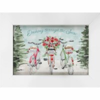 North American Art AR2202 12 x 16 in. Dashing Through Snow Framed Art