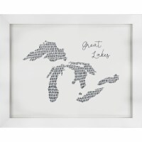 North American Art AR2230 24 x 30 in. Great Lakes Framed Art