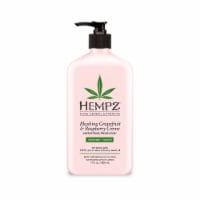 Hempz Blushing Grapefruit & Raspberry Creme Herbal Body Moisturizer Perspective: Main
