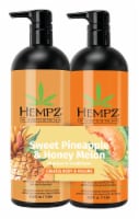 Hempz® Sweet Pineapple & Honey Melon Shampoo & Conditioner Set Perspective: Main