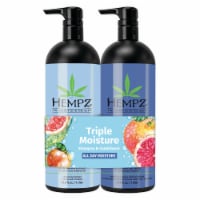 Hempz® Triple Moisture Shampoo & Conditioner Set Perspective: Main