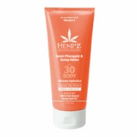 Hempz Sweet Pineapple & Honey Melon Herbal Body Moisturizing Sunscreen SPF 30 Perspective: Main