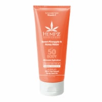 Sweet Pineapple & Honey Melon Herbal Body Moisturizing Sunscreen SPF 50 Perspective: Main