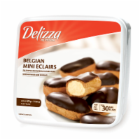 Delizza Belgian Dark Chocolate Mini Eclairs 30 Count
